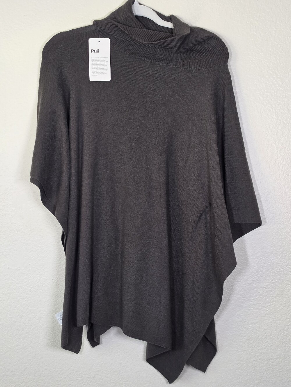 Puli Knit Poncho NWT
